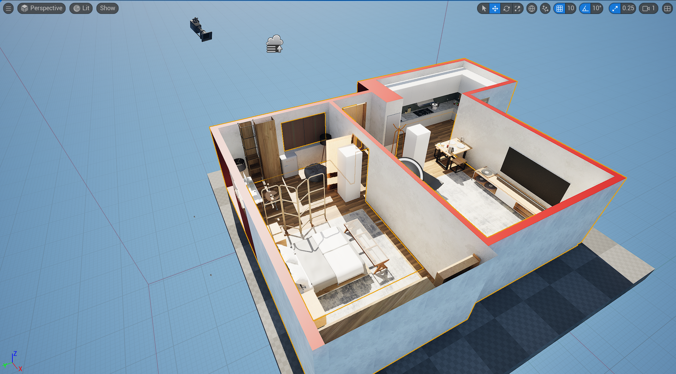 NextGen Badge — training scenario environment design